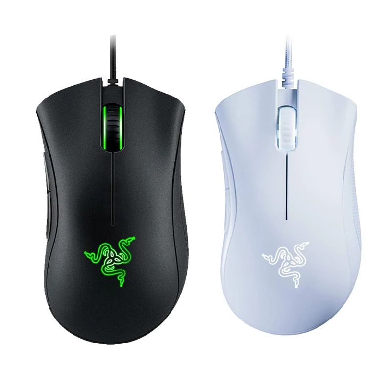 2 Pcs Razer DeathAdder Essential Wired Gaming Mouse – Precision & Performance for Gamers