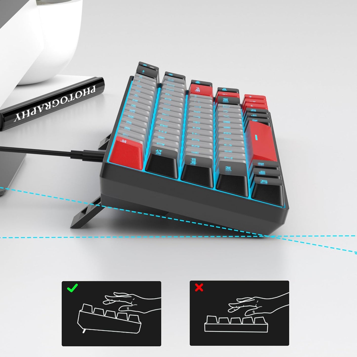 Gaming Keyboard – Ultra-Compact, Wired, and Backlit for Gamers