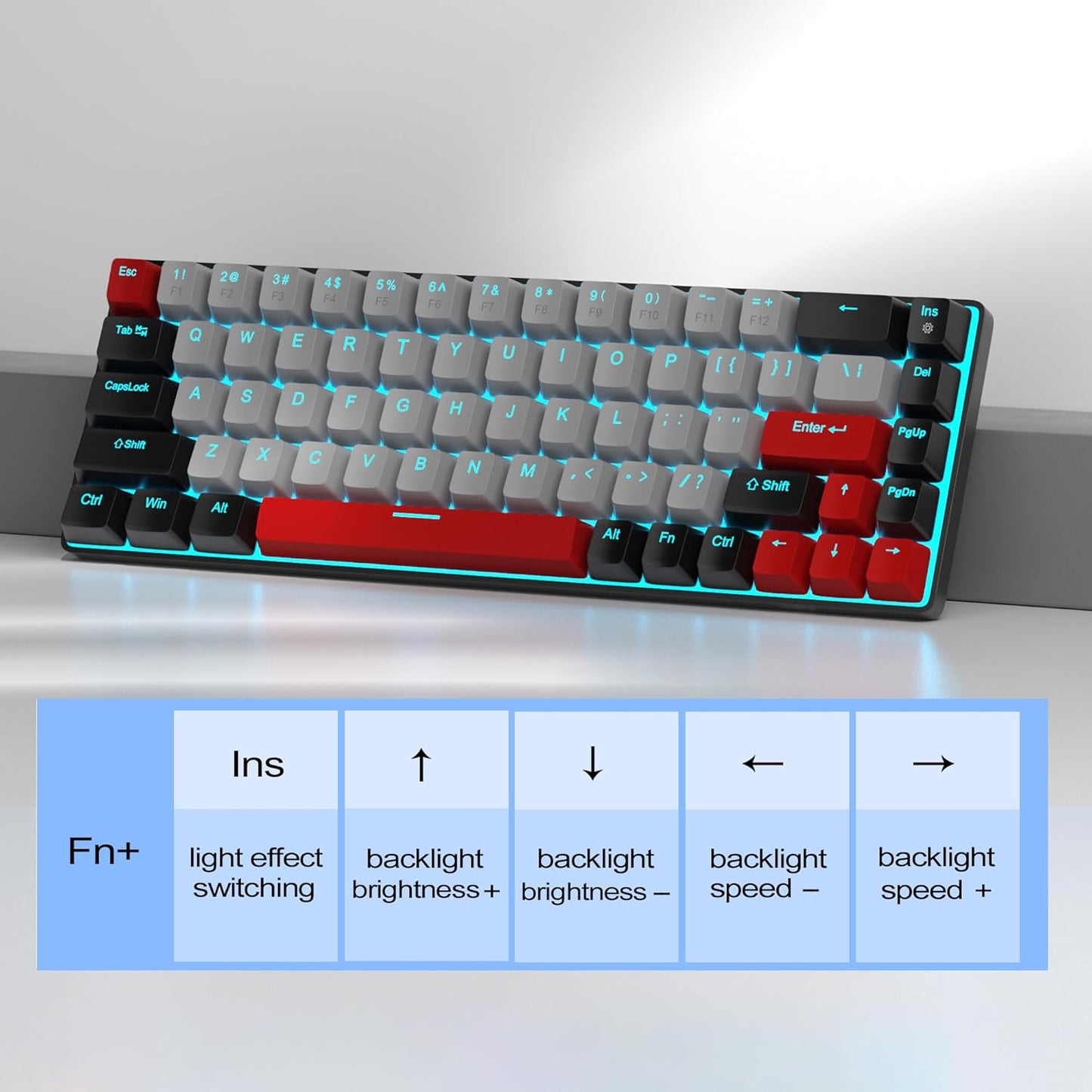 Gaming Keyboard – Ultra-Compact, Wired, and Backlit for Gamers