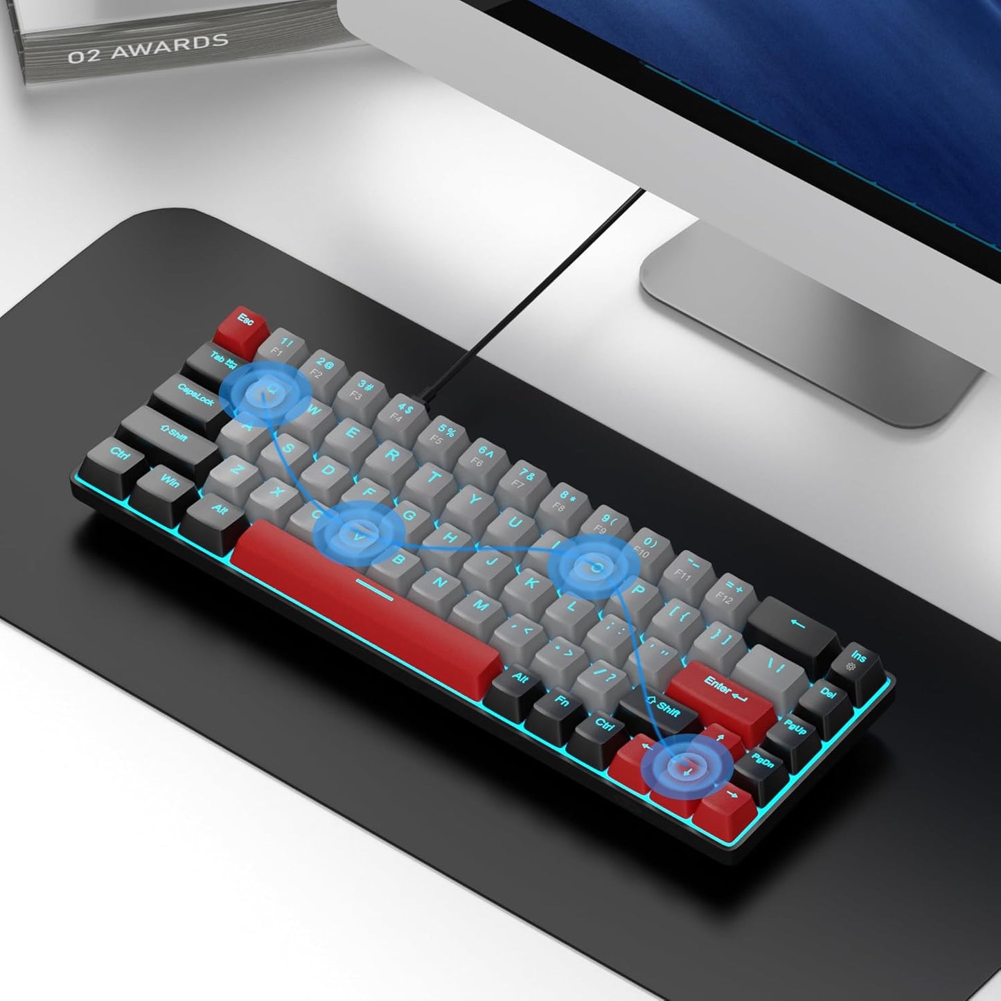 Gaming Keyboard – Ultra-Compact, Wired, and Backlit for Gamers